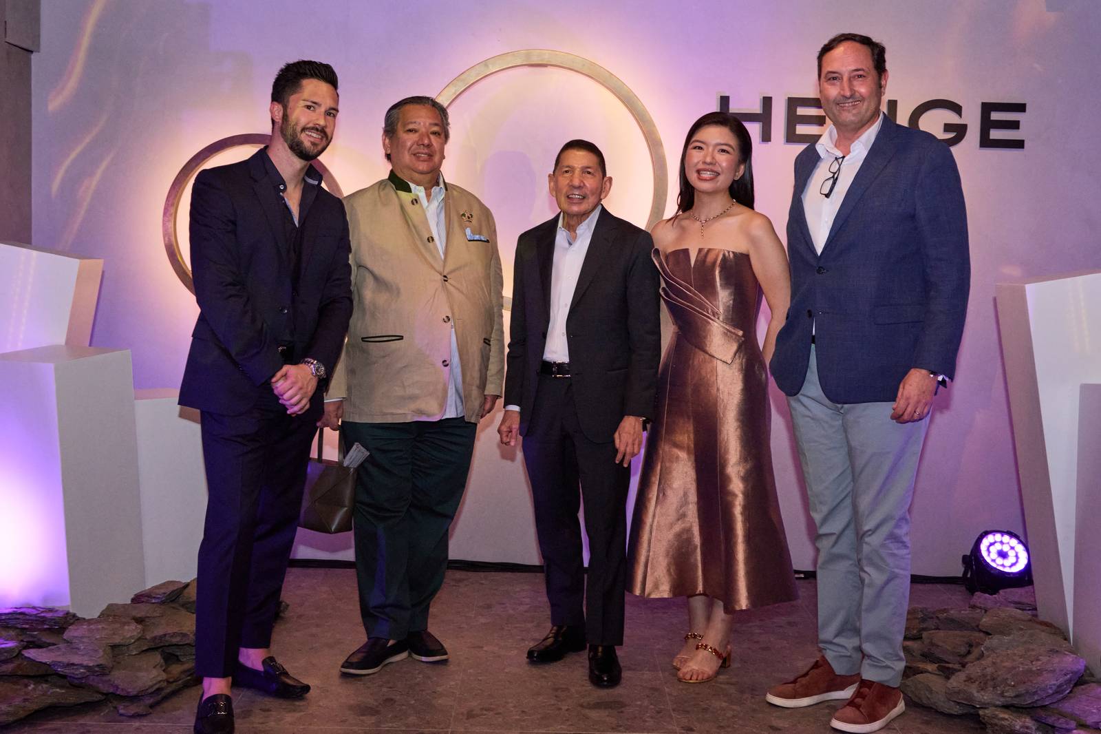 (FROM left) Lorenzo Turchi, ID Jonathan Matti, Ar Ramon Antonio, Stephanie Coyuito-Tay and Patrizio Baldi Papini.